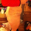 Side view - not the best, but you can see how much rounder I am.