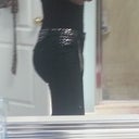 Side view in a pair of jeans...getting some projection...liking it so far...sorry for the fuzzy picture...