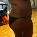 My flat booty before.