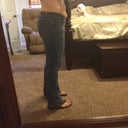 From the side in jeans