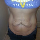 Closer up still holding abs in.