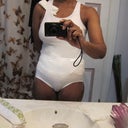 Granny panties are beginning to fit.  LOL
