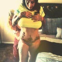 covering up scar with henna...