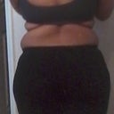 pre-op.....hips not that bad but that bra fat has to go.