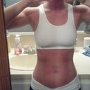 Before-with a sports bra