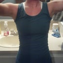 Before-sports bra and shirt