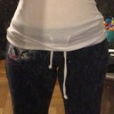 It's  snowing  over here so I hav sweats on n boots. My waist is getting smaller by the day. :0)