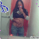 This me trying to hide my saggy skin n stretch marks from having a csectio after having my first child. She was 15 months when I took this pic