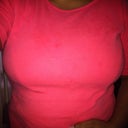Normal day to day shirt, usually wear a minimizing bra with them. I have on a very good sports bra today, size 42/44 (UK size)