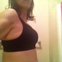 Side view with bra