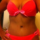 This is a bra top style bikini top (34C)