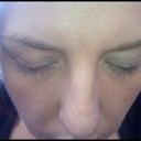 Top view, overall of my lashes...Week 0