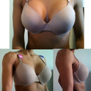 24 days PO in a comfy 34C bra.  My band is actually a 32 but this appears to fit, perhaps a tad small.