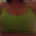 Day 16 post op. Back in my squashy sports bra. This one has slight padding.