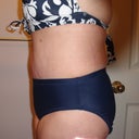 7 weeks - getting gutsy!  I don't think I would wear it out in public yet.  My goal is to be confident in a bikini by summer 2014.