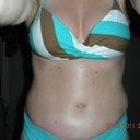 Front View Shiny tummy from my shea butter!