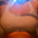 1 week and 2 days after surgery with zip up sorts bra
