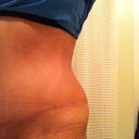There's the dent on the left hip.