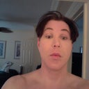 4 or 5 weeks later with a lot of make up