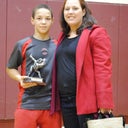 Me and my apple belly-ended up in the local paper-motivated m to actually get the TT- With my youngest son and his 1st place trophy