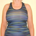 This poor tank top is about to split!