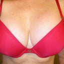 Still in my 38 C's, just fillin' them out so much nicer!  (The bra is purely ornamental- the girls are now fully self-supporting!)