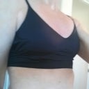 Cannot wait to wear this comfy "ZEE BRA" with thin pads and no hooks or straps. Gives a nice shape to small breasts..without a lot of padding.