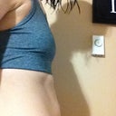Here are my NO boobs before sports bra