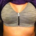 VS sports bra- 4 days post op.  Love this bra.  Little snug for incisions right now.
