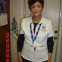 getting ready to go to my volunteer job in the emergency department of our local hospital