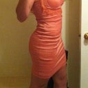 I didn't want to be verylarge. I just wanted to have some shape. I never would have worn this dress before the surgery.
