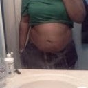Front View Me 1 week before surgery I hope my natural curvy shape shows after this surgery!