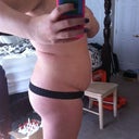 this is a side shot after a couple pounds dropped, not much of a difference :/