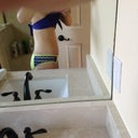 Another side pic--swollen at bottom (hopefully that's what that is!)
