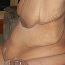 Me sitting down with belly on my lap