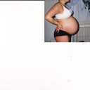 35 weeks prego with twins (almost exactly 14 years ago)!  Went another 4, thought I'd pop.