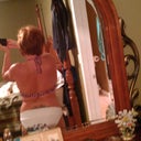 it is hard to take a pic of you backside by yourself, so it it the best I have.