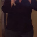 With jeans on for the first time after surgery... I kinda like it!  =)