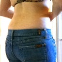 8 weeks.These are the same jeans as in the before photo.
