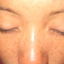 Day 1 - short short lashes. You can still see the left over effects of my eyelash perm.