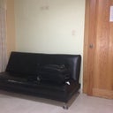 Couch by the door
