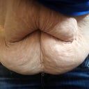 Before, leaning forward. Yuck!