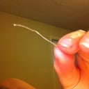The stitch I took out, at home 8WPO...spitting stiches