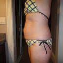 night before in bikini side view