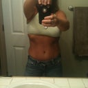 8 weeks, still waiting for those muffin tops to go down. Lipo takes the longest I think. But I did spoil myself and bought some new jeans :)