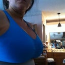 day 2 post op 570/560cc I was still uncomfortable with letting them hang with out bra lol
