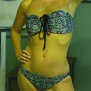 BEFORE: More of a full shot in Target bathing suit. No cleavage, w/moderate padding.