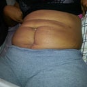 BUTT STOMACH LAYING DOWN.