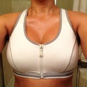 3 weeks post op (Danksin foam sports bra under $12 - Walmart)