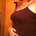 in push up bra, with undershirt before